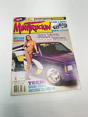 MINI TRUCKIN MAGAZINE AUGUST 1995 VOLUME 9 NO. 8 Custom Low Rider Vintage Cars • $29.99