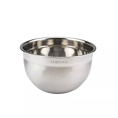 Stainless Steel Deep Mixing Kitchen Metal Bowls For Baking  Marinating 1.5 Quart • $23.99