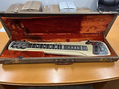 Vintage 1950s Fender Lap Steel Guitar WITH ORIGINAL CASE USED Tested Works! • $1200