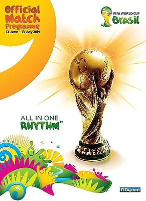 £9.99 • Buy * 2014 Fifa World Cup Finals (brazil) Official Tournament Programme *