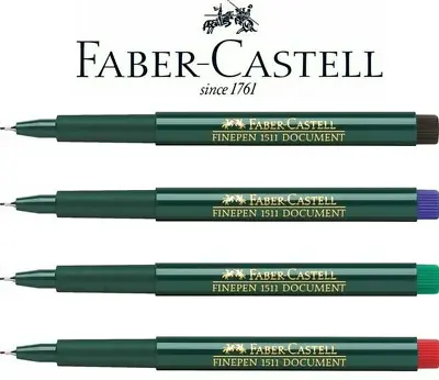 Faber-Castell Fineliner Pen Finepen 1511 All Colours Available • £4.49