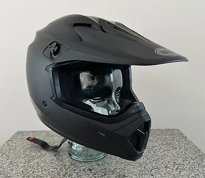 Bell MX-9 Adventure MIPS Dirt Helmet Matte Black Size L With Visor • $79