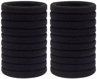 Hair Bands Black 100pcs 4mm Elastics Boobles Ties For Men And Women H&S • £6.99