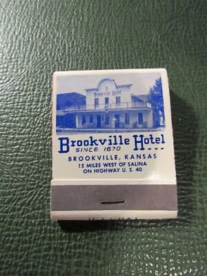 Matchbook - Brookville Hotel KS FULL • $6.99