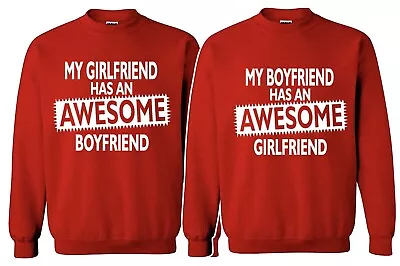 🔥 Awesome Boyfriend Girlfriend Couples Matching Sweatshirts Cute Funny Love Gif • $19.95