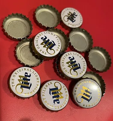 100 ** Miller Lite ** BEER BOTTLE CAPS **NO DENTS** Crafts/projects • $3.99