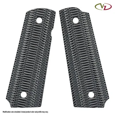 Vz Grips 1911 Series Grip Alien Black Gray G10 • $161.14