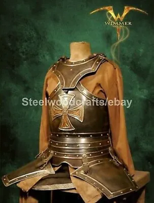 Medieval LOTR Elven Armor Cuirass With Gorget Breastplate Armor Costume • $319.49