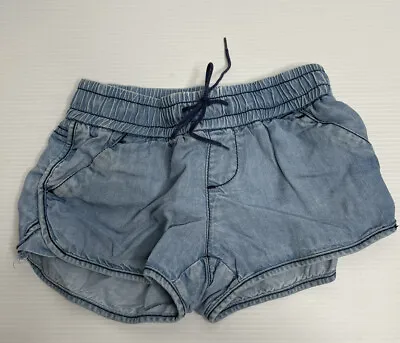 Country Road - Baby Girls Chambray Shorts - Size 0-4 Mths RRP $34.95 • $12.99