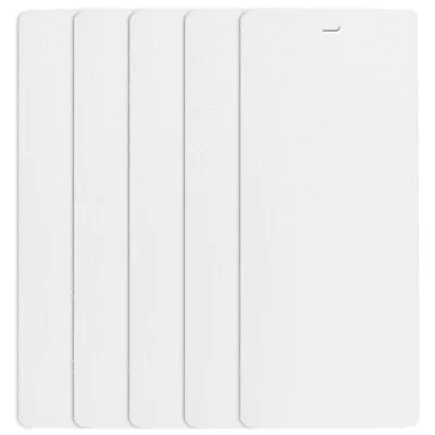 DALIX Sand Premium Vertical Blinds Slats Window Covering 5 Pack Qty / White • $21.99