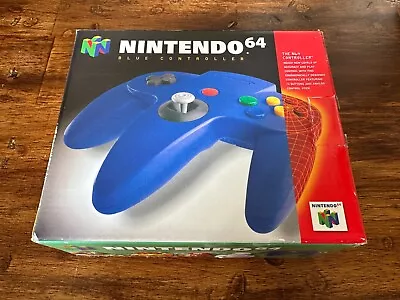Authentic Nintendo 64 N64 Blue Controller Box Only • $34.50