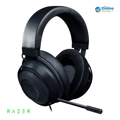 Razer Kraken Headset Multi-Platform Wired Gaming Headset - Black • $94.79