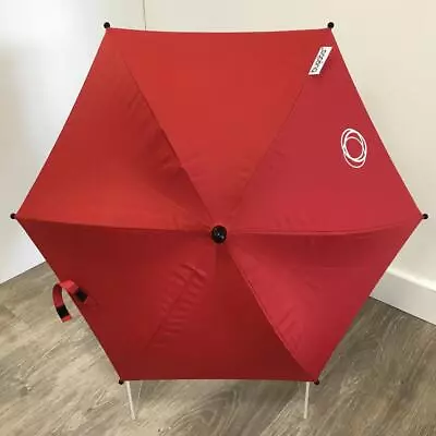 £24.95 • Buy Bugaboo Parasol Sun Shade With Clamps To Attach - Red