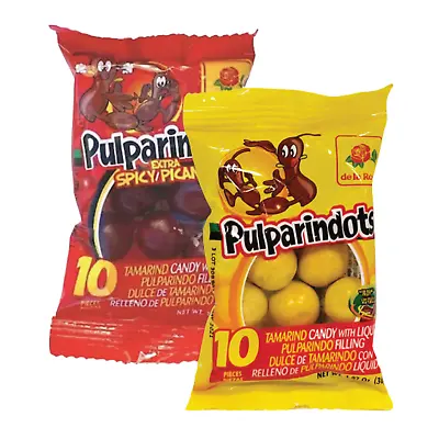De La Rosa Pulparindots Variety Mexican Tamarind Candy | 1.07oz | Mix & Match • $6.45