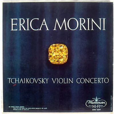 ERICA MORINI Tchaikovsky Concerto 1957 RODZINSKI WESTMINSTER XWN-18397 NM- • $22