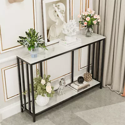 Modern Sintered Stone Console Tale Heavy Duty Entryway Storage Display Table  • $169.90