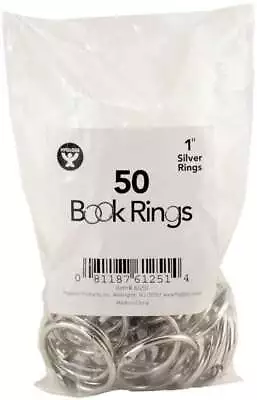 Book Rings 50/Pkg Silver 1  • $12.53