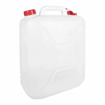 25 Litre Food Grade Plastic Water Container With Pouring Tap & Carry Handle • £12.95