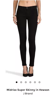 • J Brand • Mid Rise Skinny Denim Jeans In Hewson • 26 • Retail $278 • $38