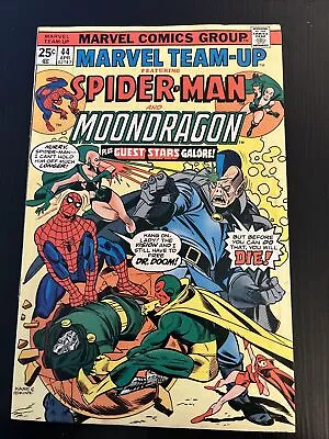 Marvel Team-Up #44 (1976) Vintage Spider-Man Moondragon Scarlet Witch Vision! • $24.99