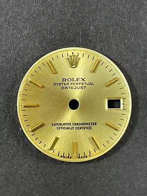 Vintage Rolex Oyster Perpertual DateJust Watch Dial For 26mm Case 6517 6519 6197 • $79.99