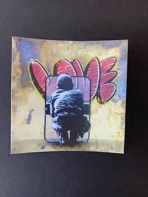 Martin Whatson  Peace Vs Riot  STICKER Print • £6.99