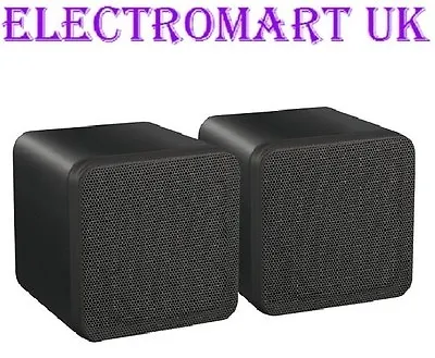 Surround Sound Wall Ceiling Book Shelf Cube Speaker Speakers 80 Watt • £29.90