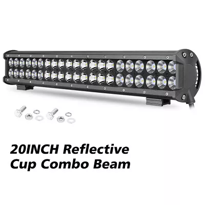 20inch LED Light Bar Spot Flood Combo Work Driving Lights Off Road Boat Lamp 12V • $49.99