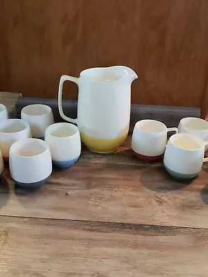 $26.99 • Buy 14 Pc Vintage Vacron Bopp-Decker Cups Set Insulated Vacuum Plastic Pitcher