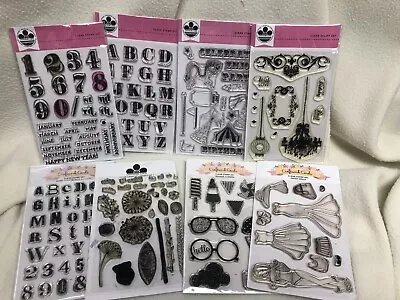 Craft Room Clear Out  Craftwork Cards Clear Stamps  Bundle • £7