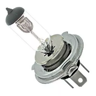 One - 6 Volt Halogen Headlight Headlamp Clear Glass Light Lamp Bulb 35/35W H4 6V • $6.95