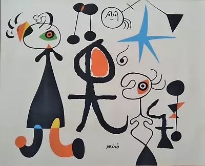 Vintage Modern Classic Series Joan Miro Hope #233 Silkscreen Art Print • $40