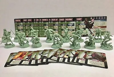 Marvel Zombies Set Of 14 Promo Box Zombie Heroes Wolverine Elektra Gambit Thor • $49.99