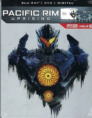 Pacific Rim: Uprising Limited Edition SteelBook (Region Free/1 Blu-ray/DVD) • $35.16