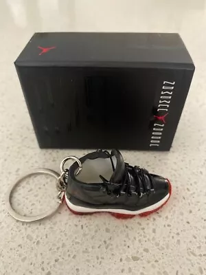 Air Jordan 11 Retro-(playoffs Bred)-1/6 Scale 3d Sneaker Keychain With Box • $15