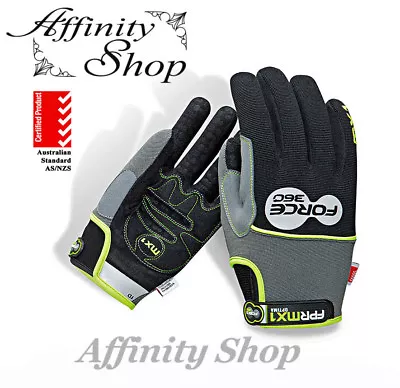 Force360 Optima MECHANICS GLOVES FPRMX1 Work Safety Glove AS/NZS Cert • $29.99