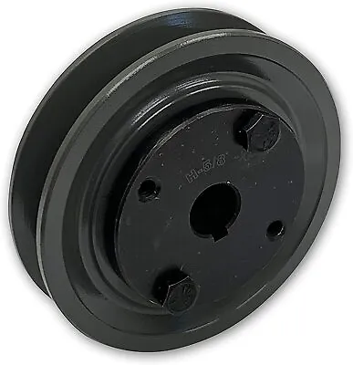 Cast Iron Electric Motor Pulley Sheave 3.95  1 Single Groove For B Bx 5l Belt • $49.06