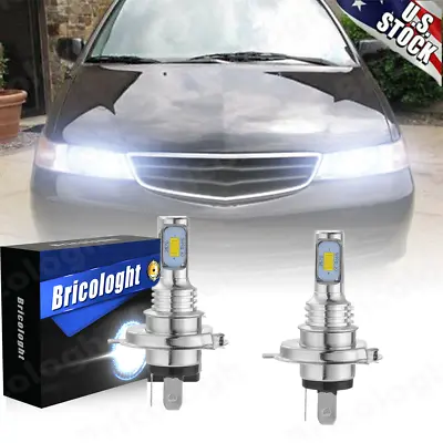 2x LED FOR Honda Odyssey 1995-2004 Headlight H4/9003 6000K Bulbs High/Low Beam • $15.31