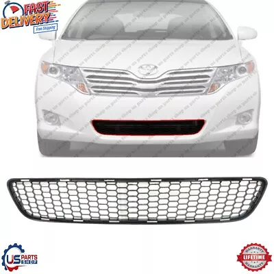 New Front Bumper Lower Grille Plastic Insert Black For 2009-2012 Toyota Venza • $29.03