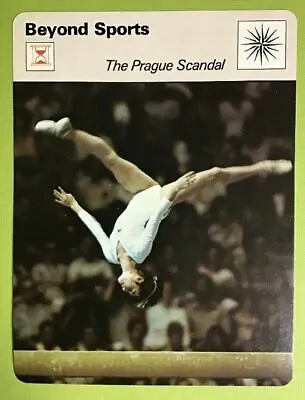 1979 Nadia Comaneci Prague Scandal Sportscaster Gymnastics Olympics Card #46-04 • $6.99