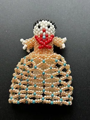 Native American Zuni Beadwork Dancer Andrea Laahty Vintage • $25