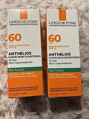 La Roche Posay ANTHELIOS SPF 60 Dry Touch Sunscreen • 1.7 Fl Oz • Exp 2025 • $36