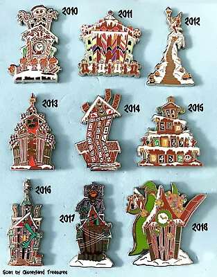 $1.99 • Buy Disneyland Pins Haunted Mansion Holiday Gingerbread Houses 2014 -You Pick From 6