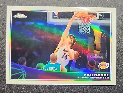 2009-10 Topps Chrome #45 Pau Gasol HOF Refractor 424/500 NM • $20