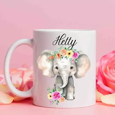 Children’s Personalised Giraffe  Cup. Ceramic Kids 6oz Safari Small Mug • £5.99