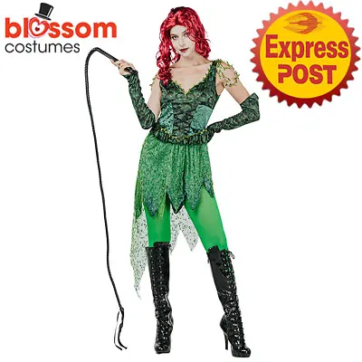TM347 Sexy Poison Ivy Batman Womens Justice Villain Halloween Dress Up Costume • $34.95