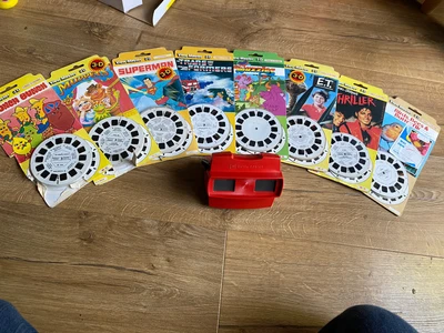 £75 • Buy Michael Jackson's Thriller Transformers Muppets E.T. View-Master + 3D Viewer