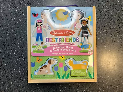 Melissa & Doug Best Friends And Pets 78pcs Magnetic Dress-Up Wooden Play Set  • $9.99