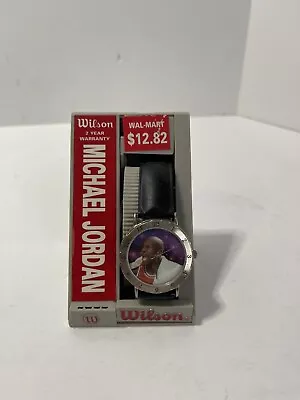 Michael Jordan Original 1990s Wilson Wristwatch And Case Used Light Wear • $20