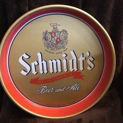 SCHMIDT'S BEER & ALE - Philadelphia - Vintage Beer Tray • $20